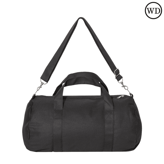 Liberty Bags Canvas Duffel Bag, Eco-friendly Duffel, 100% Cotton Canvas Duffel Bag, Black