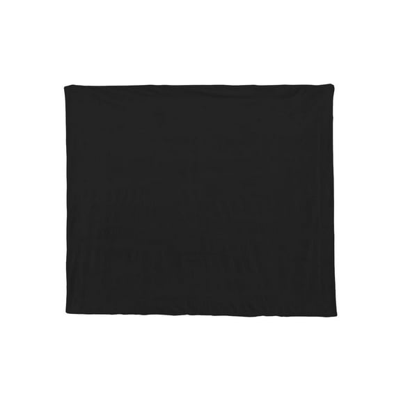 Alpine Fleece - Micro Mink Sherpa Blanket - 8712 - Black - Size: One Size