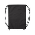 thumbnail image 1 of Liberty Bags - Non-Woven Drawstring Backpack - A136 - Black - Size: One Size, 1 of 3