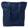 thumbnail image 1 of Liberty Bags - Recycled Zipper Tote - 8802 - Navy - Size: One Size, 1 of 3