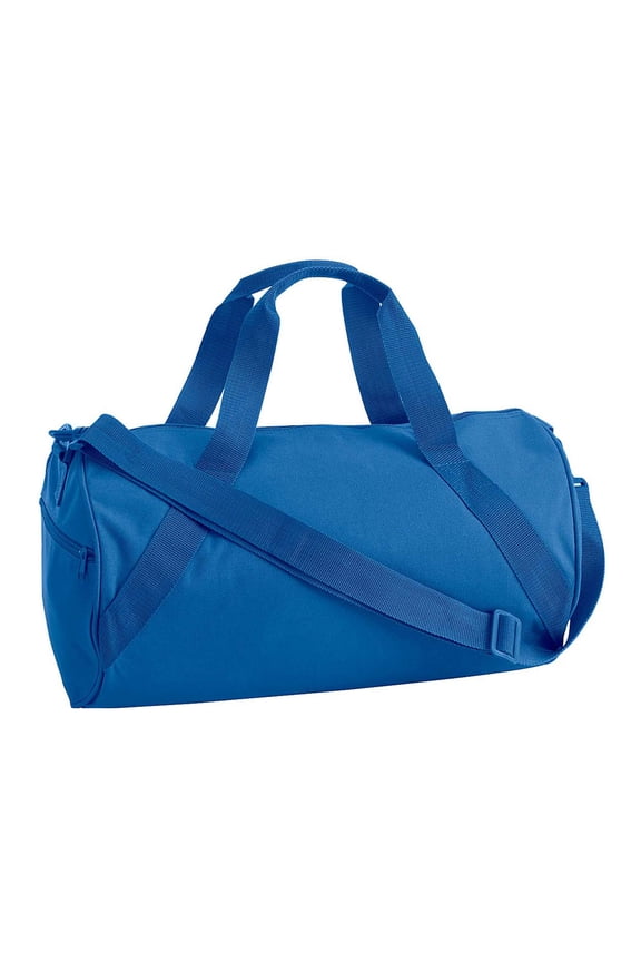 Single Zipper Barrel Duffel Bag, Style 8805