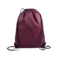 thumbnail image 1 of Liberty Bags Unisex Machine Washable Value Drawstring Backpack, Maroon, 1 of 3