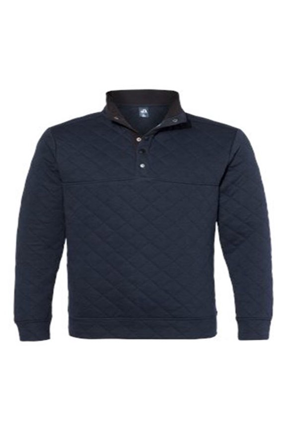 Quilted Snap Pullover