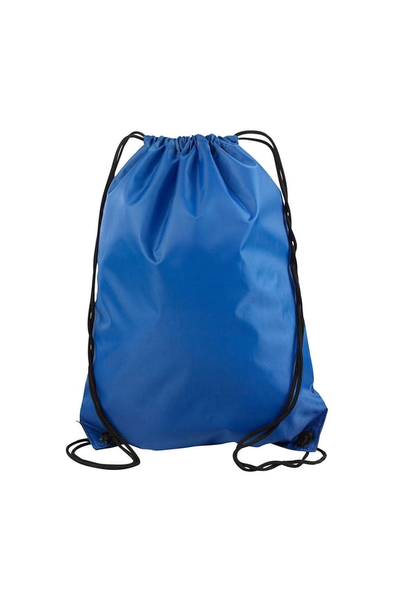 Value Black Cord Drawstring Backpack, Style 8886