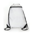 thumbnail image 1 of Liberty Bags - Zippered Drawstring Backpack - 8888 - White - Size: One Size, 1 of 3