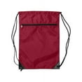 thumbnail image 1 of Liberty Bags - Zippered Drawstring Backpack - 8888 - Red - Size: One Size, 1 of 3