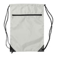 thumbnail image 1 of Liberty Bags - Zippered Drawstring Backpack - 8888 - White - Size: One Size, 1 of 3