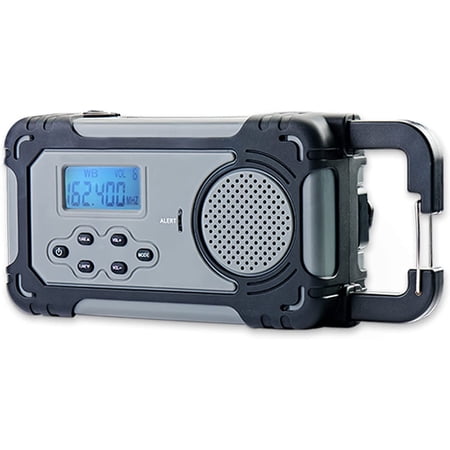 Liberty Band Emergency Solar Radio: NOAA Weather Radio with Solar Panel & Power Bank