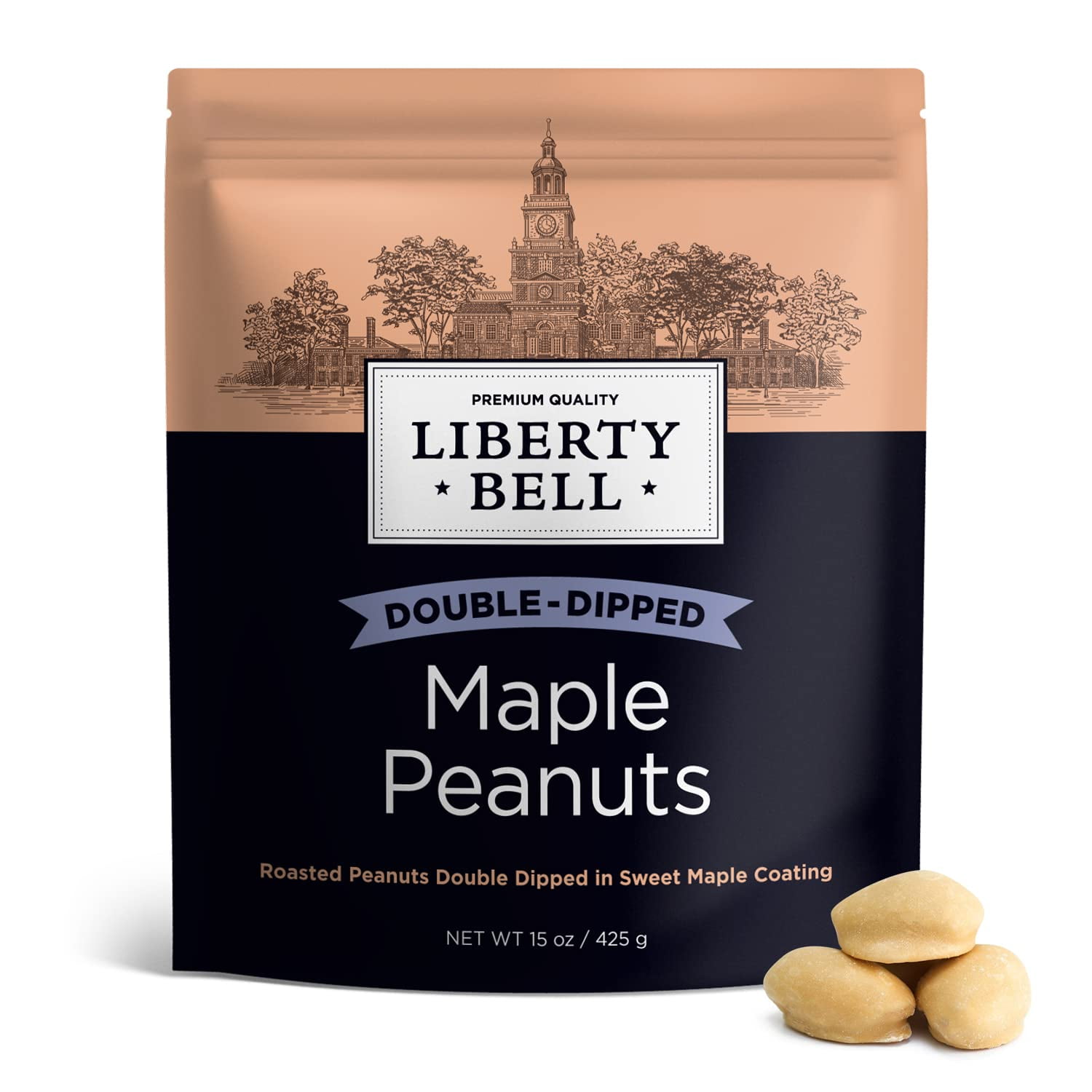 Liberty Bell Maple Nut AIF9 Double Dipped Peanuts Candy, 15 Ounce Bag ...