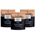 thumbnail image 1 of Liberty Bell Milk Chocolate Covered Pretzels, Mini Pretzels Dipped in Milk Chocolate, 12 Ounce Bag (3 Pack), 1 of 5