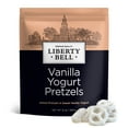 thumbnail image 1 of Liberty Bell Yogurt Covered Pretzels, Bite Size Pretzels Dipped in Sweet Vanilla Yogurt, 12 Ounce Bag, 1 of 6