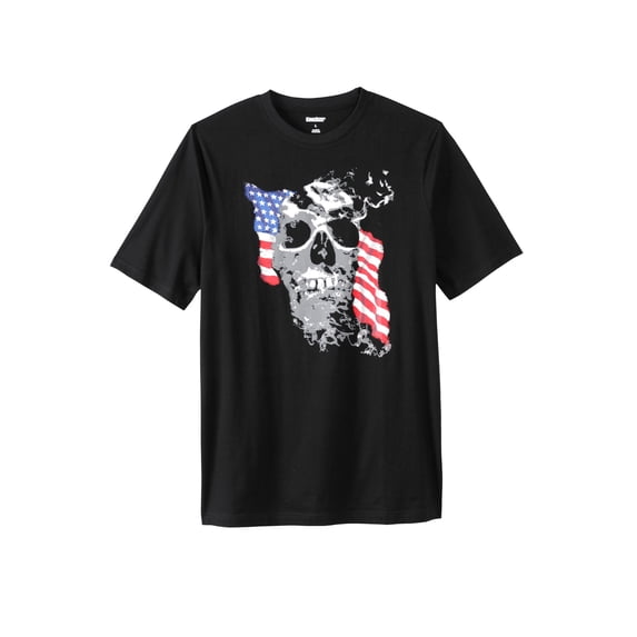 Liberty Blues Men's Big & Tall Americana Screen Tee