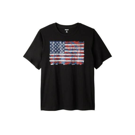 Liberty Blues Men's Big & Tall Americana Screen Tee