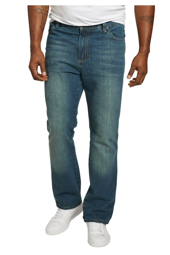 Men's Big & Tall  Athletic Fit Side Elastic 5-Pocket Jeans