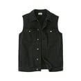 thumbnail image 1 of Liberty Blues Men's Big & Tall Button Front Cotton Denim Vest, 1 of 2