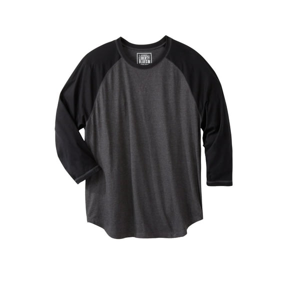 Liberty Blues Men's Big & Tall Crewneck Raglan Tee