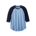 thumbnail image 1 of Liberty Blues Men's Big & Tall Crewneck Raglan Tee, 1 of 2