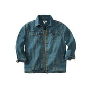 LIBERTY BLUES Men's Big & Tall Denim Jacket