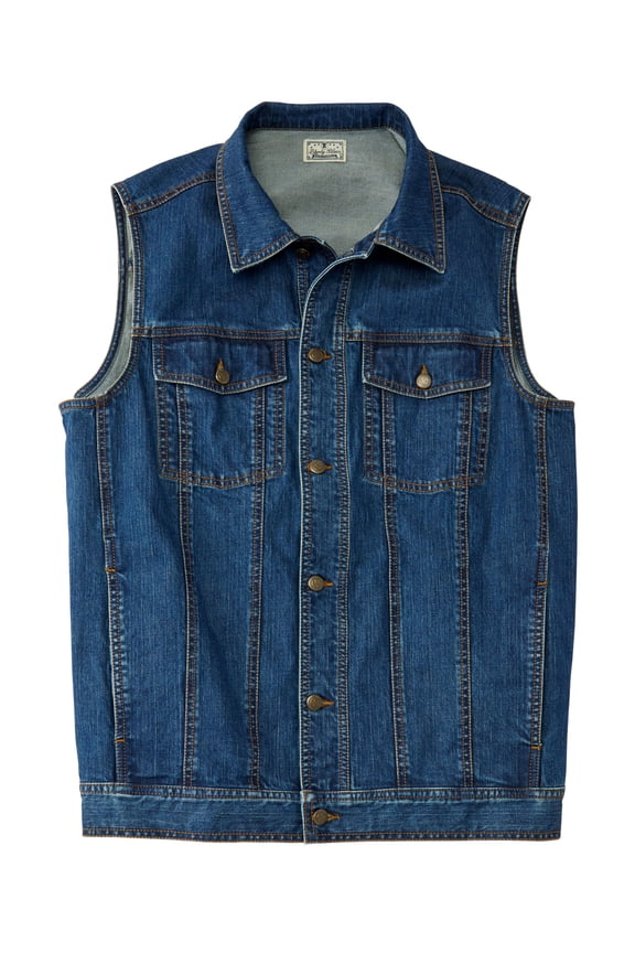 Men's Big & Tall  Denim Vest