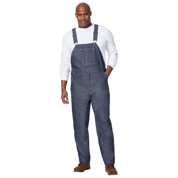 Liberty Blues by KingSize Men's Big & Tall Lightweight Comfort Denim Overall