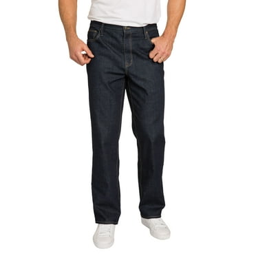 Liberty Blues Men's Big & Tall  Loose Fit 5-Pocket Stretch Jeans
