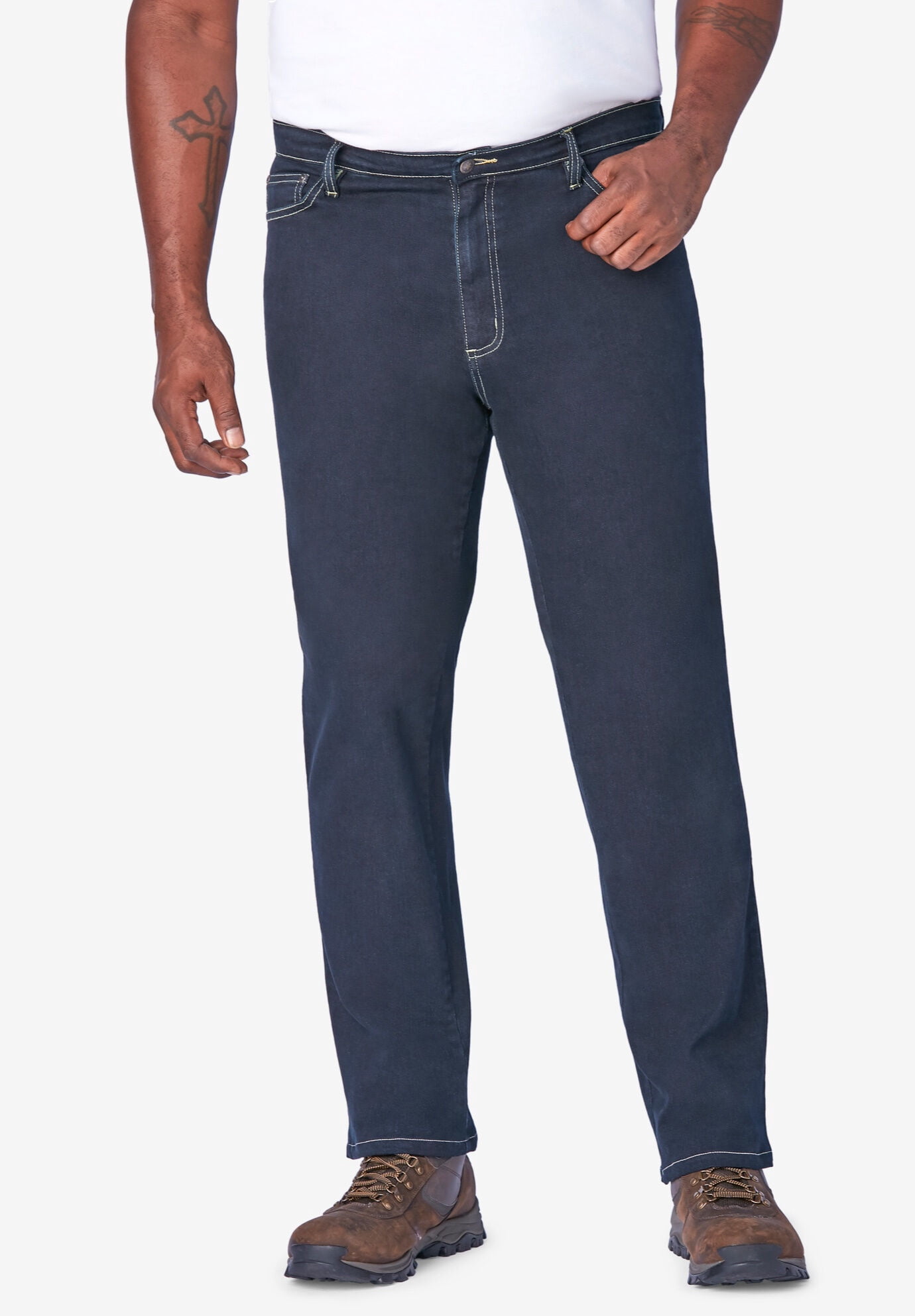 Liberty Blues Men's Big & Tall ™ Relaxed-Fit Stretch 5-Pocket Jeans ...