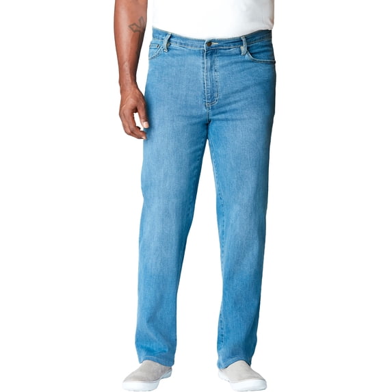 Liberty Blues Men's Big & Tall Relaxed-Fit Stretch 5-Pocket Jeans