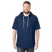 LIBERTY BLUES Men's Big & Tall Short-Sleeve Hoodie