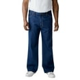 thumbnail image 1 of Liberty Blues Men's Big & Tall  Side-Elastic Wide Leg 5 Pocket Jeans, 1 of 5