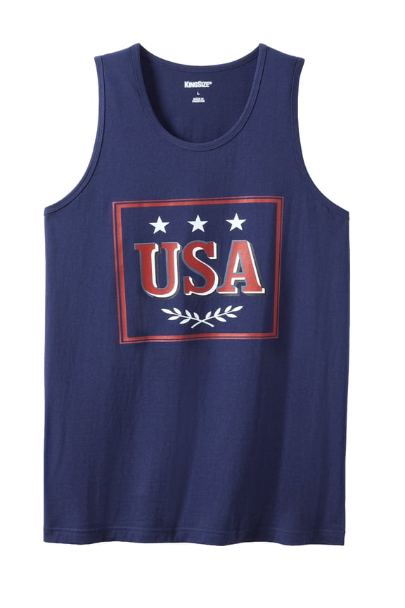 by KingSize Men's Big & Tall Americana Tank