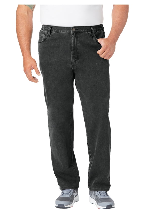 by KingSize Men's Big & Tall Straight-Fit Stretch 5-Pocket Jeans