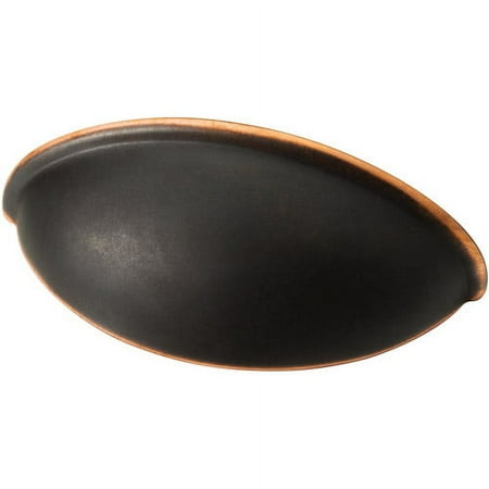 Liberty PN0601V-VBC Bronze w/ Copper Highlights 2 1/2" Cup Style Cabinet Drawer Pull