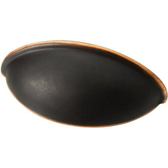 Liberty PN0601V-VBC Bronze w/ Copper Highlights 2 1/2" Cup Style Cabinet Drawer Pull