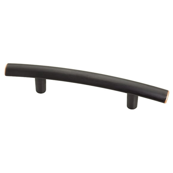 Liberty Cabinet Pull, Arched, Bronze & Copper, 3-In.