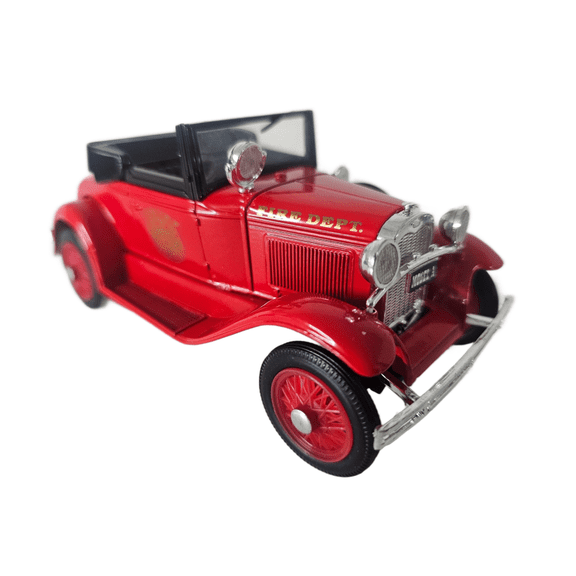 Liberty Classics Red Fire Chief Ford Model A Roadster Die-cast Bank 1:25