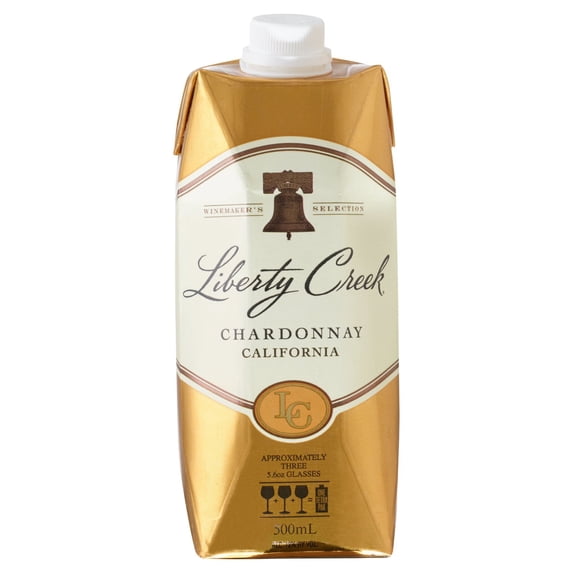 Liberty Creek Chardonnay White Wine, 500ml Carton
