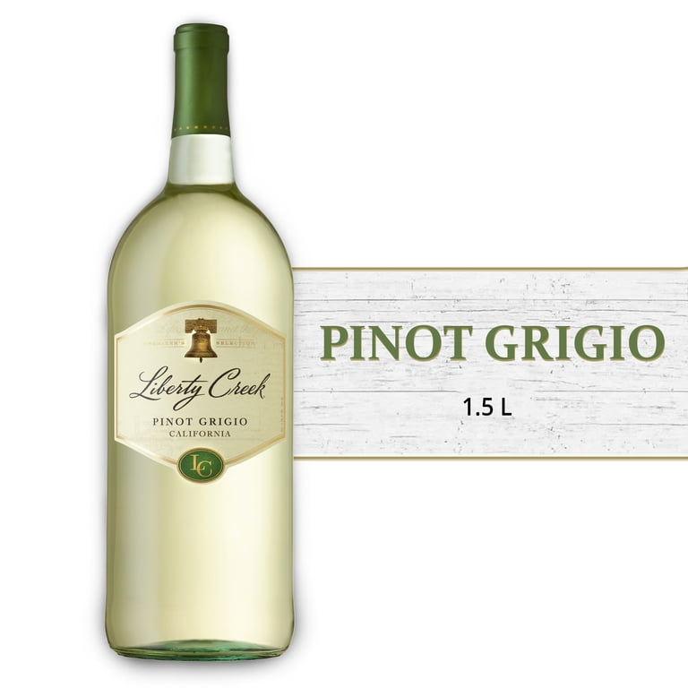 Liberty Creek, Pinot Grigio White Wine, 1.5L Bottle, Crisp