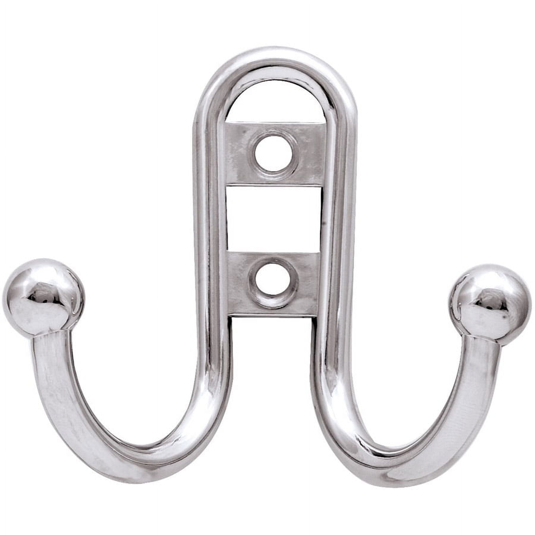BRAINERD MFG CO/LIBERTY HDW Hook, Robe, Double, Polished Chrome B46115Z-CHR-C