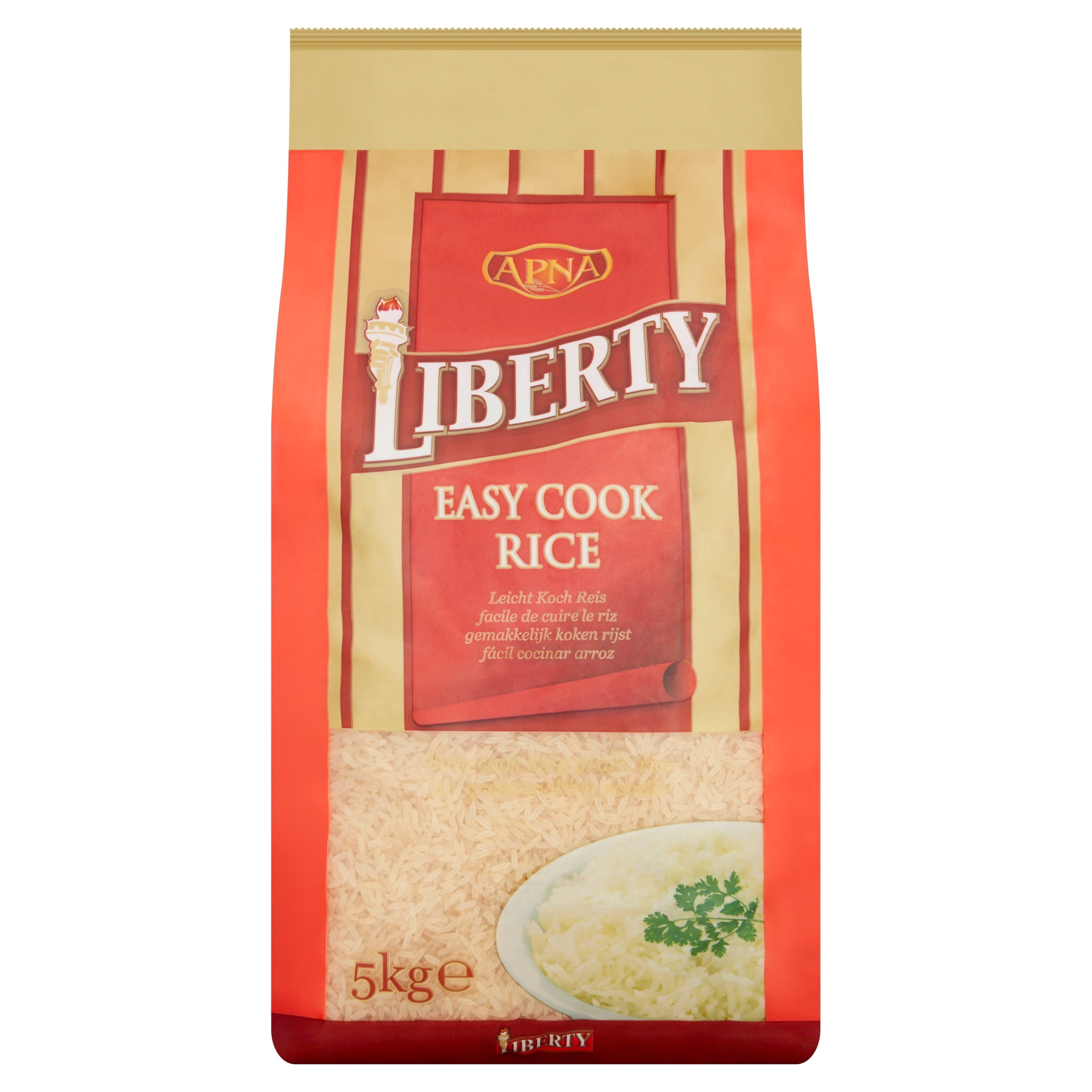 Liberty Easy Cook Rice 5Kg, Imported from Britain