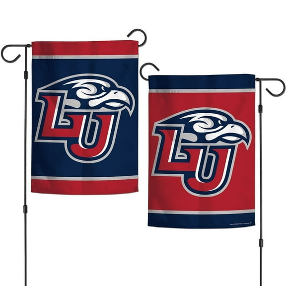 Liberty Flames 12.5 x 18" Double Sided Yard and Garden College Banner Flag is Printed in The USA
