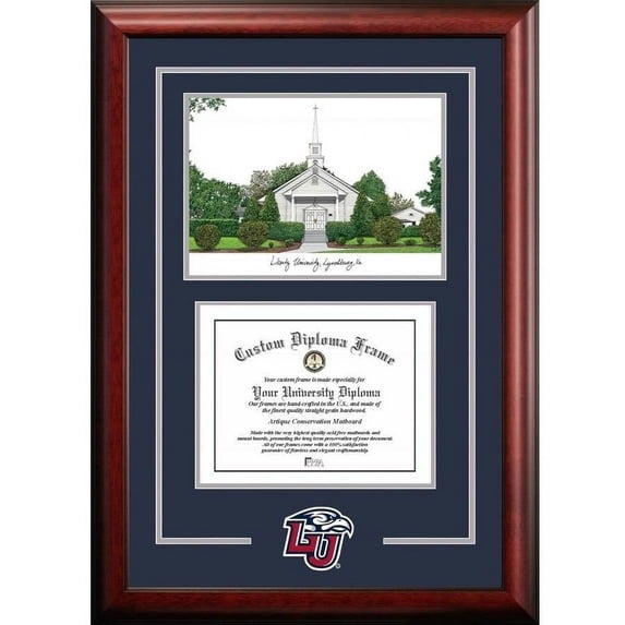 Liberty Flames 8.5" x 11" Spirit Graduate Diploma Frame
