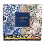 Liberty Floral Notecard Set, 16 Cards, 17 Envelopes Included Assorted Greeting Cards with Gorgeous Floral Designs, Blank Inside for All Occasions, Sturdy Storage Drawer Box Included