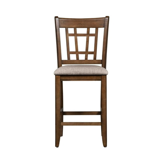 Liberty Furniture Industies, INC Santa Rosa 24 Inch Lattice Back Counter Chair in Antique Honey