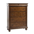 thumbnail image 1 of Liberty Furniture Industies, INC Rustic Traditions 5 Drawer Chest in Rustic Cherry, 1 of 10