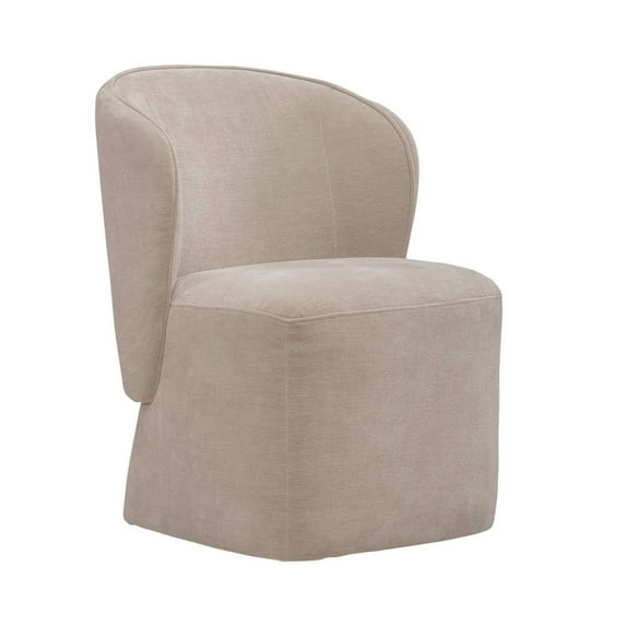 Liberty Furniture Accent Dining Chair with Castors - Rounded Arm - Wicker Upholstry