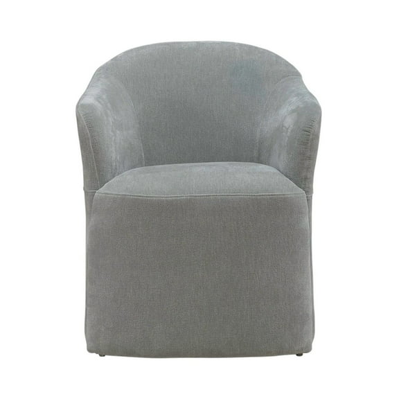 Liberty Furniture Accent Dining Chair with Castors - Squared Arm - Sapphire Upholstry