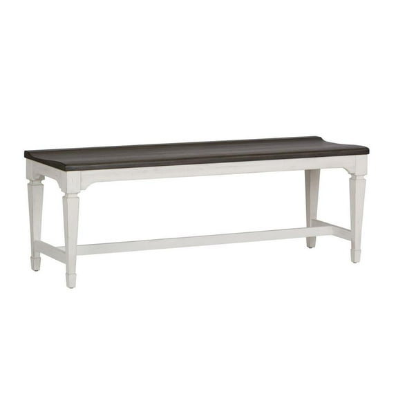Liberty Furniture Allyson Park Wood Seat Bench - White