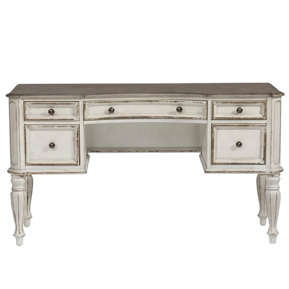 Liberty Furniture Antique Rustic Weathered Table Set White