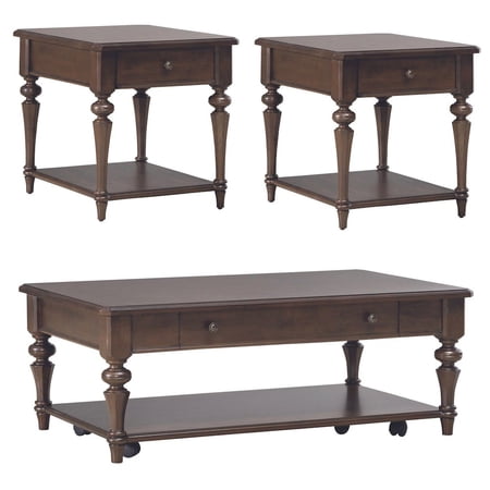 Liberty Furniture Industies, INC Arden Road Living Room 3 Piece Set - Satin Cherry