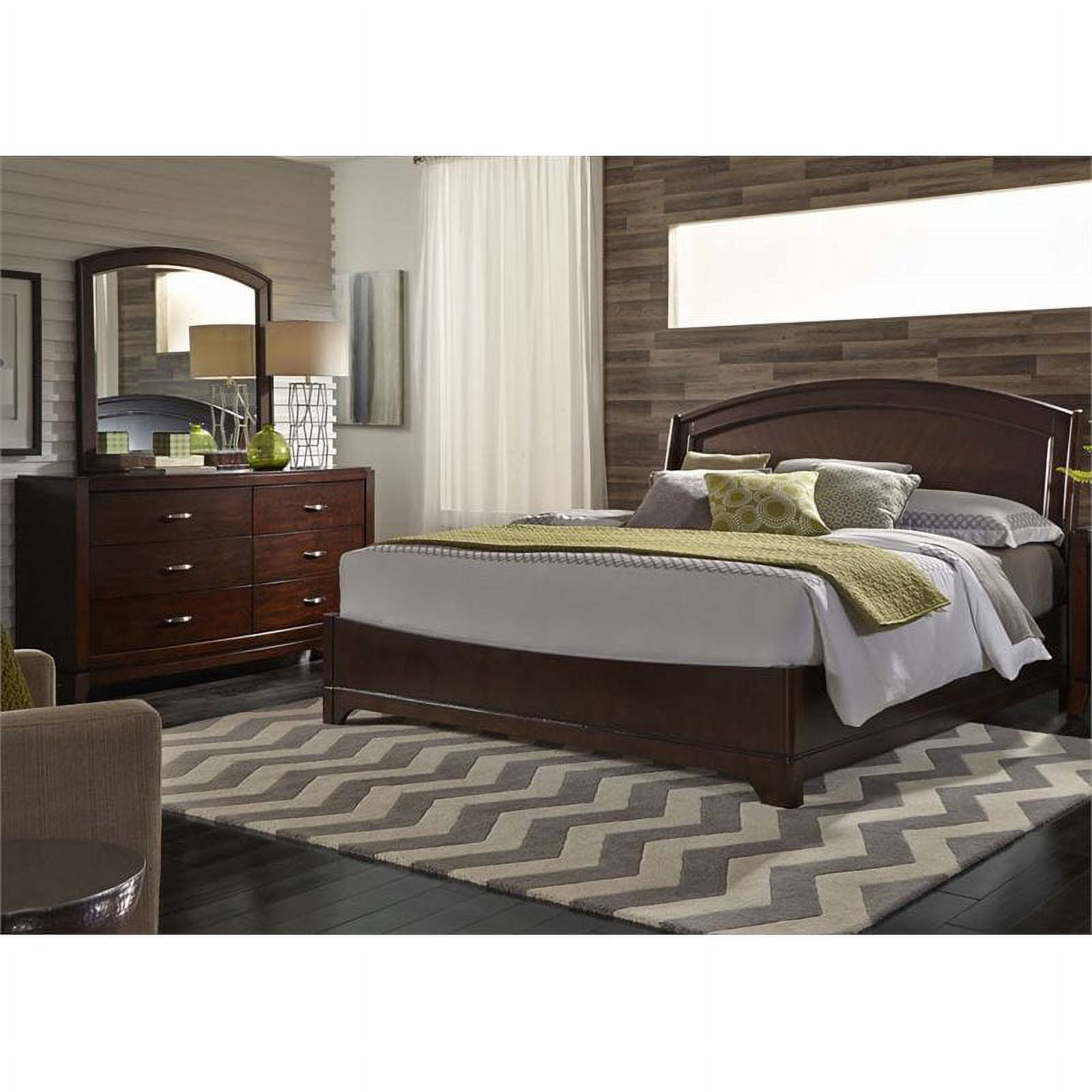 Liberty Furniture Avalon 3 Piece King Panel Bedroom Set in Truffle -  Walmart.com, image size:1600x1600